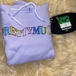 PRETTYMUCH hoodie and face mask